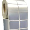 50mmX30 2'li Ayrık Silver Mat Etiket